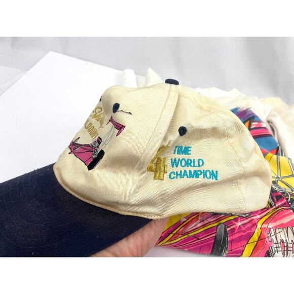 VTG Lot of 3 Signed Shirley Muldowney Cap Graphic Tee Drag Racing 90s TShirt Hat - Picture 10 of 16